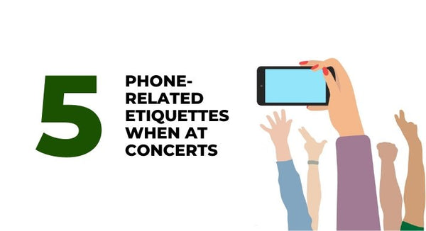 5 phone-related etiquettes when at concerts - CompAsia