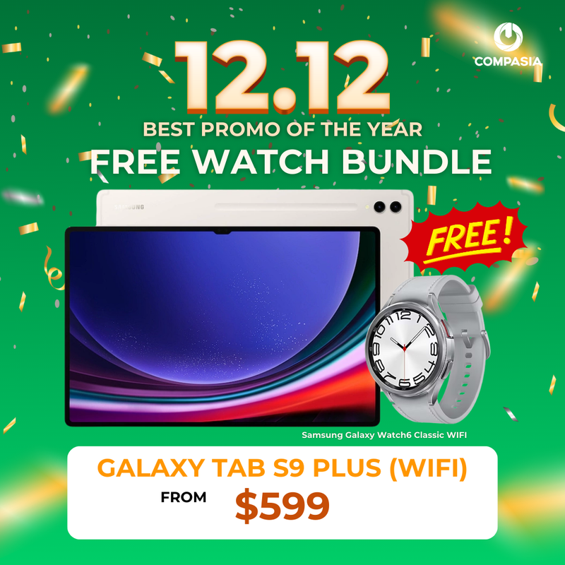 [FREE WATCH BUNDLE] Galaxy Tab S9 Plus (WIFI)