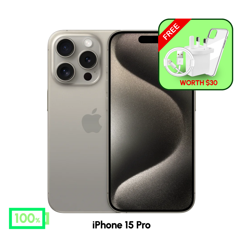 [BUY 1 FREE 3] iPhone 15 Pro *FREE 3 accessories