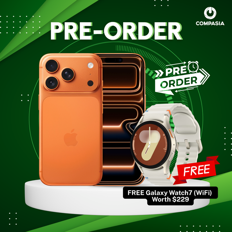 [PRE-ORDER] iPhone 17 Pro + Galaxy Watch7 (WiFi)