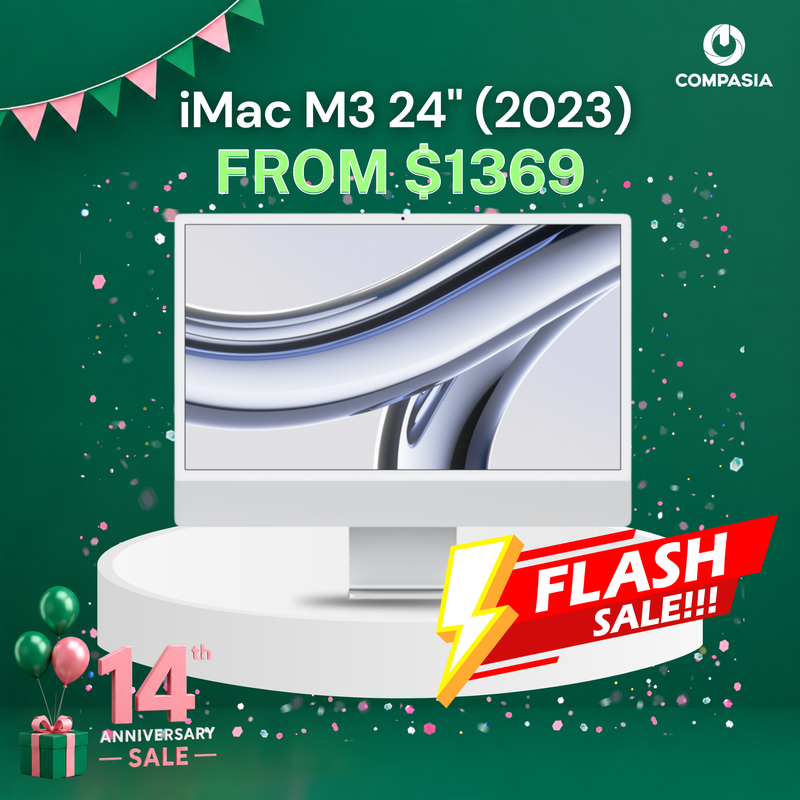 [FLASH DEAL] iMac M3 8-Core CPU and 10-Core GPU 24 inch (2023)