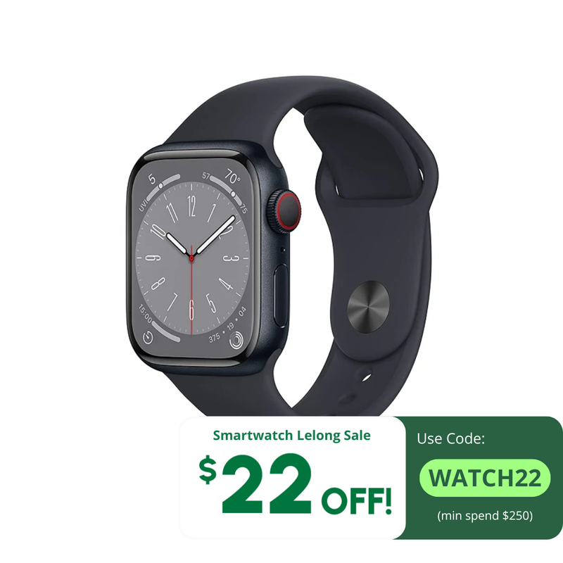 Apple Watch Series 8 (GPS & Cellular) - Aluminum