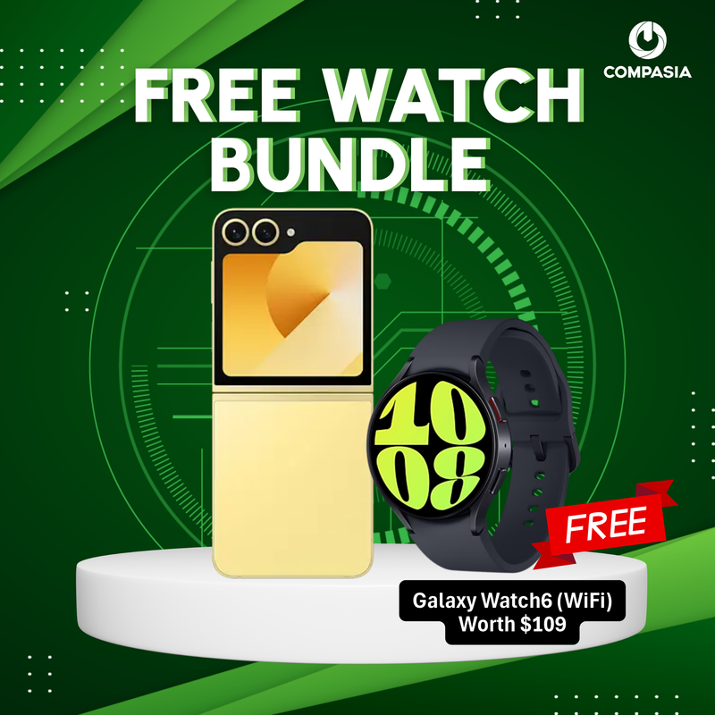 [BUNDLE DEAL] Galaxy Z Flip6 5G + Galaxy Watch6 (WiFi)