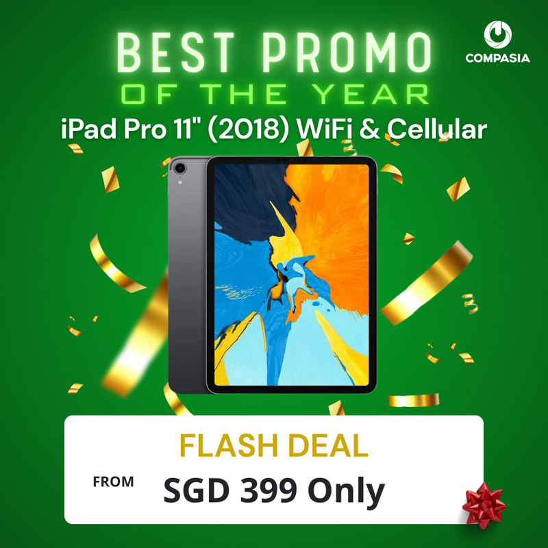 [FLASH DEAL] iPad Pro 11" (2018) WiFi & Cellular