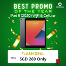 [FLASH DEAL] iPad 8 (2020) WiFi & Cellular