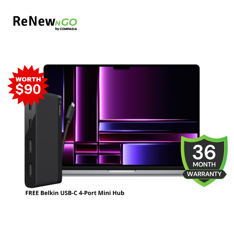 MacBook Pro 16" M2 Pro 12-Core CPU & 19-Core GPU (2023) (ReNewNGo)