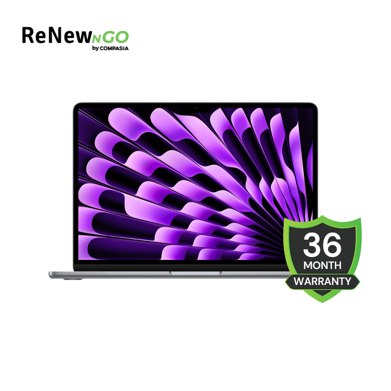 Apple Macbook Air M3 8-Core CPU & 10-Core GPU 15 inch (2024) (ReNewNGo)