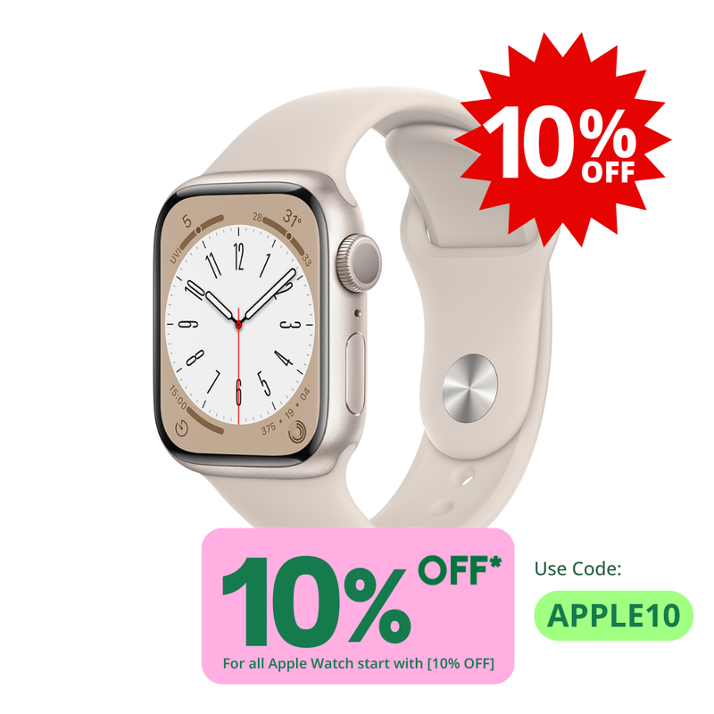 [10% OFF] Apple Watch Series 8 (GPS) - Aluminum