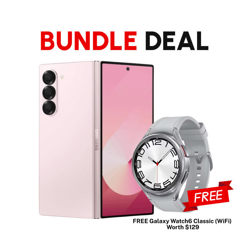 [BUNDLE DEAL] Galaxy Z Fold6 5G + Galaxy Watch6 Classic (WiFi)