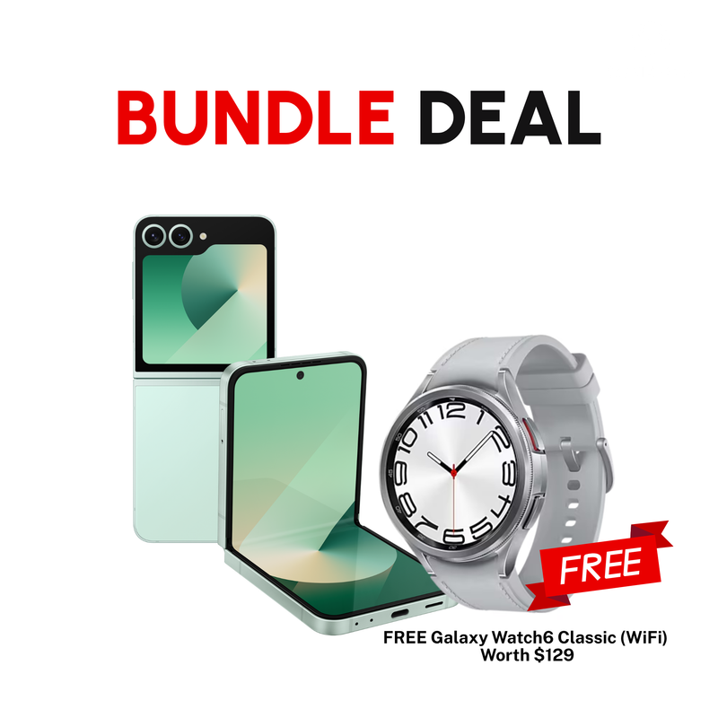 [BUNDLE DEAL] Galaxy Z Flip6 5G + Galaxy Watch6 Classic (WiFi)
