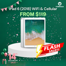 [FLASH DEAL] iPad 6 (2018) WiFi & Cellular