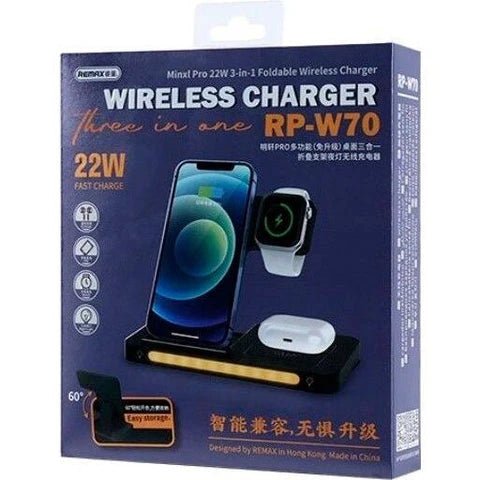 REMAX RP - W70 - 3 in 1 WIRELESS CHARGER - CompAsia | Original secondhand devices at prices you'll love.